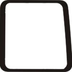 LH REAR BARN DOOR GLASS NOT HEATED GREEN